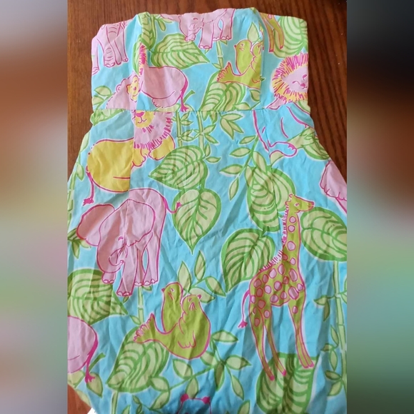 Lilly Pulitzer Sabrina Dress San Diego Zoo print - Picture 1 of 3